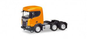 Scania CR XY ND 3 Axke Tractor Unit Orange