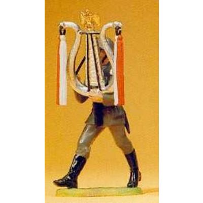 German Reich 1939-45 Musician with Lyre Marching Figure