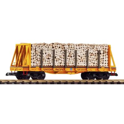 *Union Pacific Bogie Flatcar w/Pulpwood Log Load