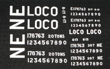 Transfer (Pressfix) LNER/BR Loco Coal from kit PS16