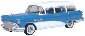 1954 Buick Century Estate Wagon Ranier Blue/Arctic White