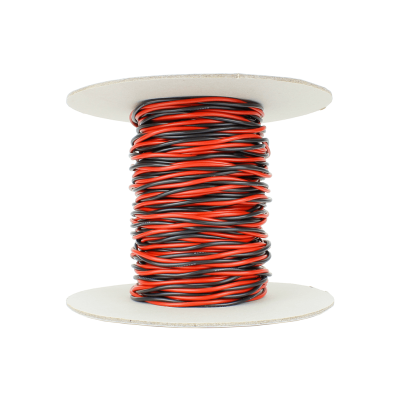 Twisted Bus Wire  25m of 1.5mm (15g) Twin Red/Black