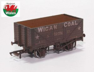 7 Plank Wagon Wigan Coal & Iron Co A147 Weathered