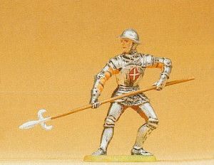 Knight Parrying with Pike Figure