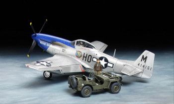 1/48 P-51D & 4x4 Light Vehicle