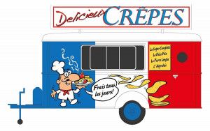 French Crepes Catering Trailer