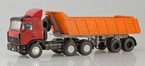 MAZ-6422 Tractor Truck with MAZ-9506-20 Tipper Trailer