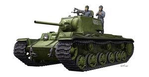 KV-1 1942 Simplified Turret w/ Tank Crew