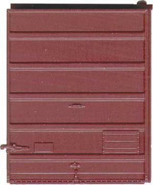 8' 6 Panel Superior Low Tack Doors Boxcar Red