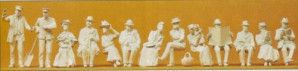 Railwaymen/Passengers Circa 1900 (13) Unpainted Figures