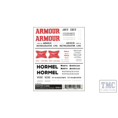 HO Reefer Cars - Armour/Miller/Hormel