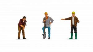 *Construction Workers (3) Figure Set