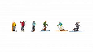 Skiers (6) Figure Set