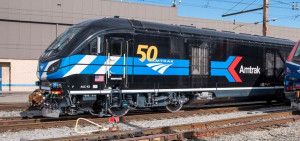 ALC-42 Charger Loco Amtrak 301 50yr Logo (DCC-Fitted)