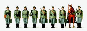 German Reich 1939-45 Infantry Riflemen with Mortar Kit