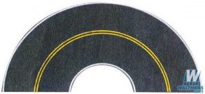 Flexible Self Adhesive Paved Roadway Curves