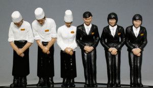 Japanese Twilight Express Staff (6) Figure Set