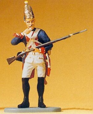Prussian (1756) 38 Grenadier Loading Gun Figure