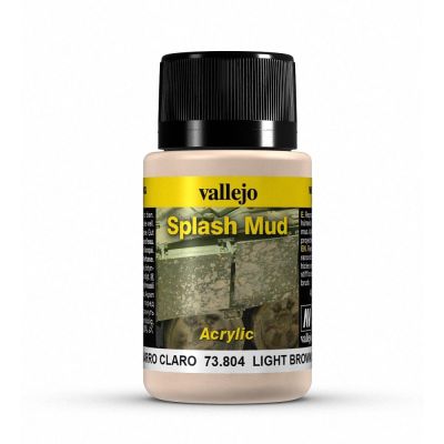 Vallejo Weathering Effects 40ml - Light Brown Splash Mud