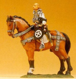 Mercenary Gotz of Berlichingen on Horseback Figure