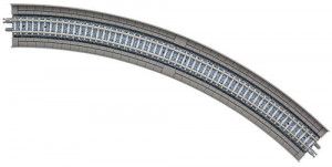 Overhead Viaduct Curve Track 13-15/16'' 243mm Rad 45 Dg (4)