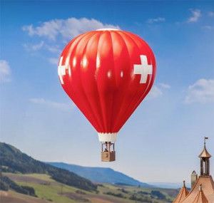 Swiss Flag Hot Air Balloon Kit IV