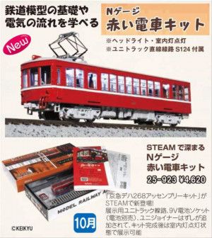 STEAM Starter Kit JR Keikyu DEHA 268 Red Train