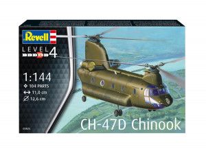 US Boeing CH-47D Chinook Model Set (1:144 Scale)