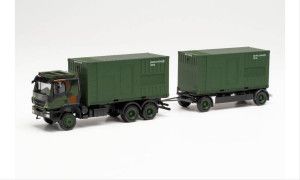 Military Iveco Trakker Container Truck/Trailer Bunderswehr