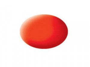 Acrylic Paint 'Aqua' (18ml) Solid Matt Luminous Orange