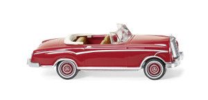 MB 220S Cabriolet Ruby Red 1958-60