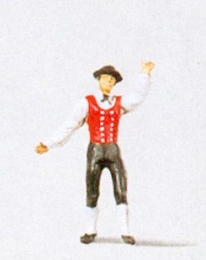 Man in German (Gutachtal) National Costume Figure