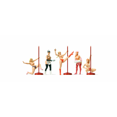 Pole Dancers (5) Figure Set