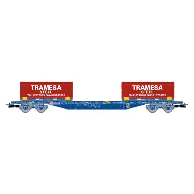 RENFE MMC3 Flat Wagon w/2x20' Tramesa Container Load VI