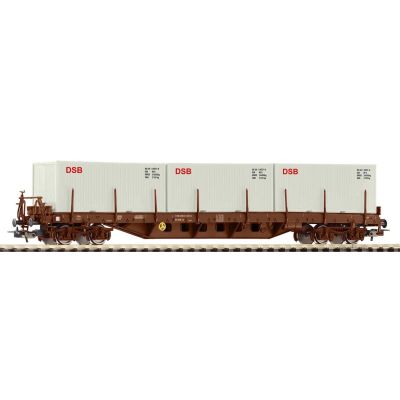 *Classic DSB Rs Bogie Stage Wagon w/3xContainer Load IV