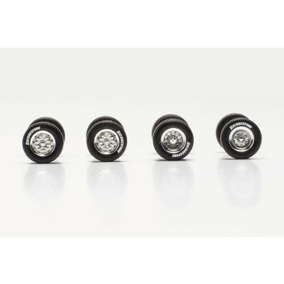 Chrome Wheel/Axle Set with Bridgestone Tyres (7)