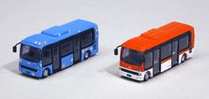 Hino Town Bus Set Blue/Orange (2)
