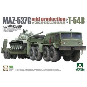 MAZ-537G withChMZAP-5247G Semi-trailer Mid-production & T-54B