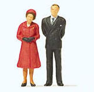 HM The Queen & Prince Philip Figure
