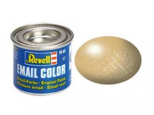 Enamel Paint 'Email' (14ml) Solid Metallic Gold