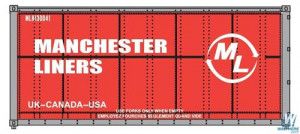 20' Smooth Side Container Manchester Liners