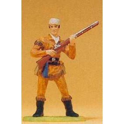 Trapper Standing with Gun Figure