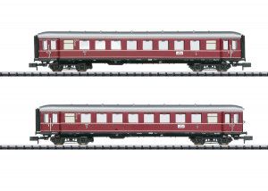 *DB C4ylb-43.52 3rd Class Red Bamberg Coach Set (2) III