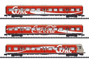 DB S-Bahn Coca Cola Bi-Level Coach Set (3) V (DCC-Fitted)