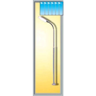 Double Whip Street Light 100mm LED Yellow
