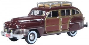 1942 Chrysler Town & Country Woody Wagon Regal Maroon