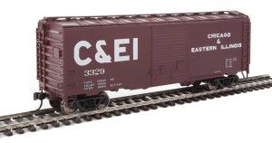 40' ACF Welded Boxcar Chicago & Eastern Illinois 3329