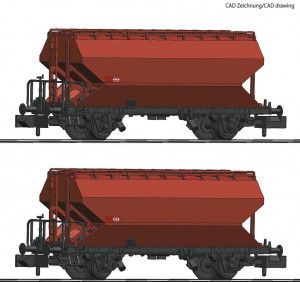 SBB Grain Silo Wagon Set (2) IV