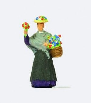 Flower Seller Figure