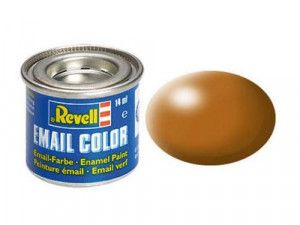 Enamel Paint 'Email' (14ml) Solid Silk Matt Wood Brown